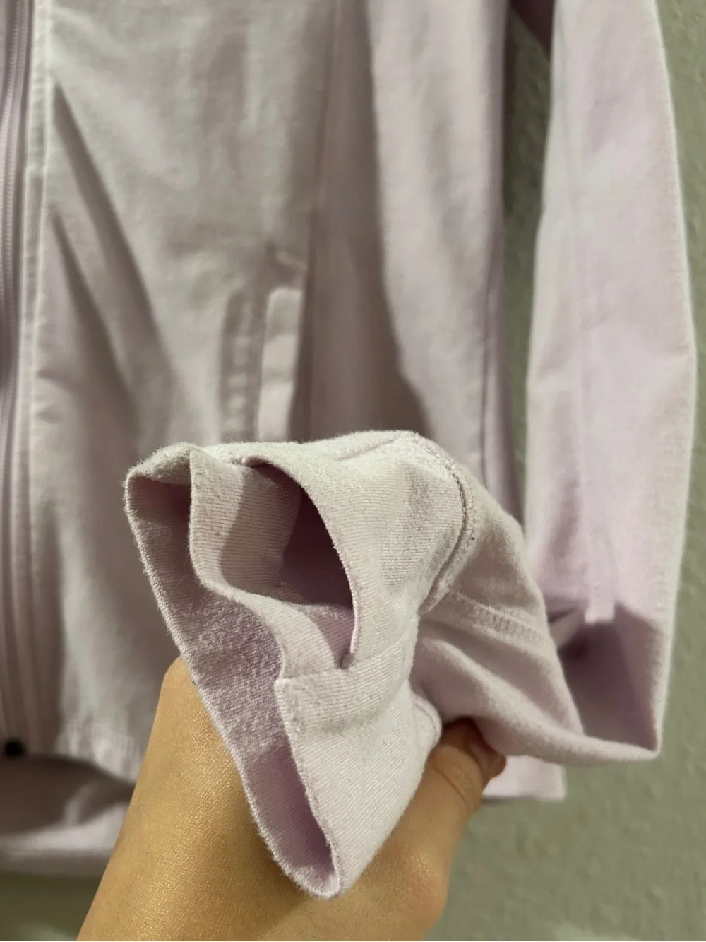 tek gear Pale Pink Hooded Zip-Up Utility Jacket